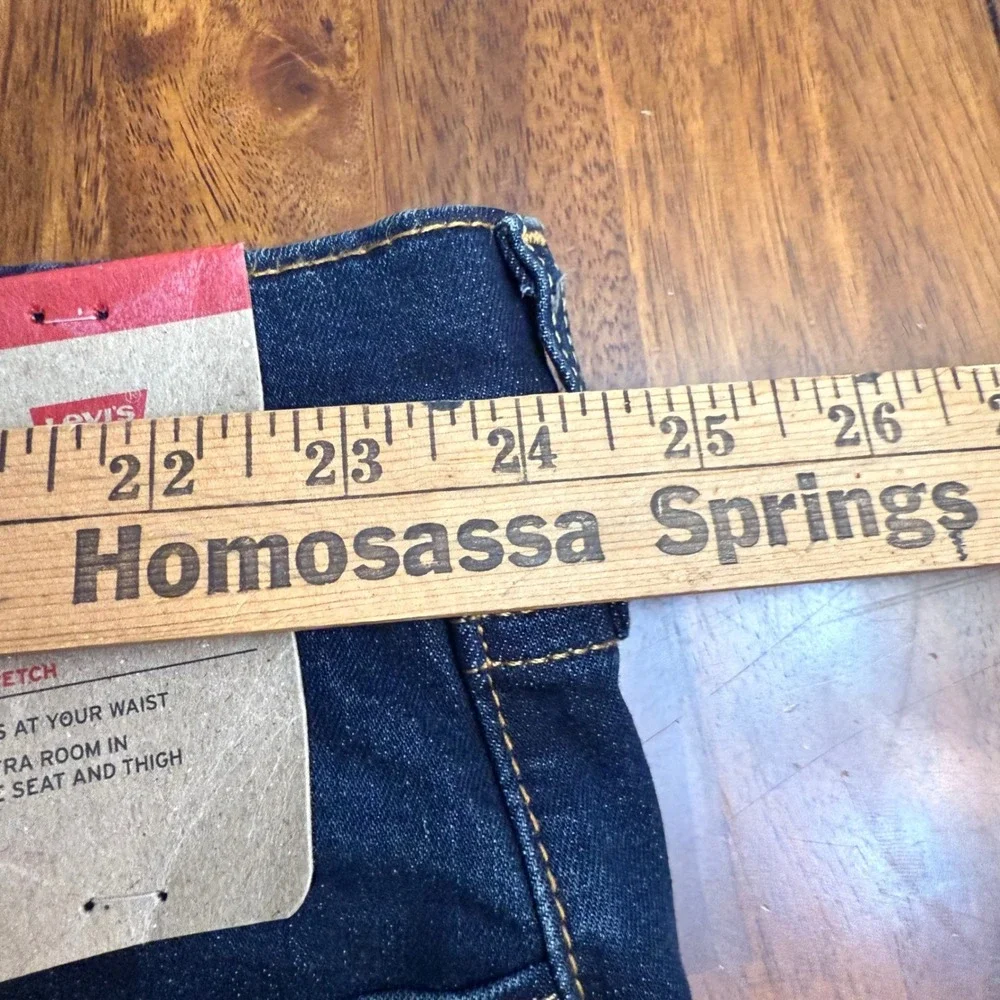 Levis 541 Athletic Taper‎ Mens Jeans 48x32 Dark Wash Blue Stretch 18757-0081 NEW